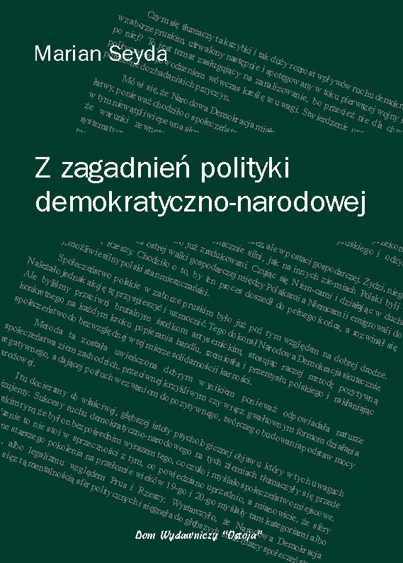 Z zagadnień polityki demokratyczno-narodowej - Marian Seyda
